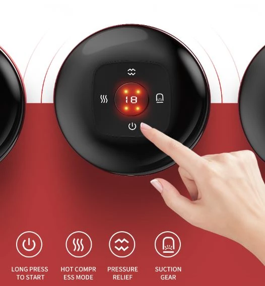 Elektrikli Masaj Kupası / Isıtıcılı ve Şarjlı / 12 Kademeli - 4