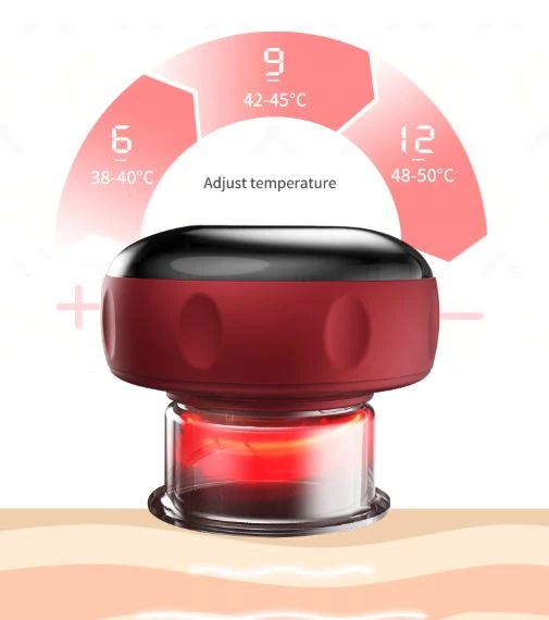 Elektrikli Masaj Kupası / Isıtıcılı ve Şarjlı / 12 Kademeli - 2