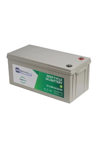 Agromot 12v 200 Ah Jel Akü - 3
