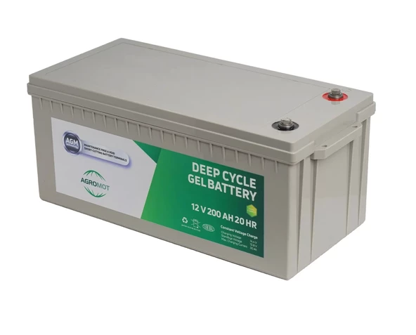 Agromot 12v 200 Ah Jel Akü - 6