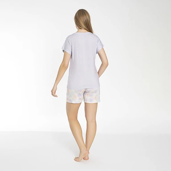 Confeo 840.436 Kadın Yazlık Yarım Kol Şortlu Pijama Takım - 3