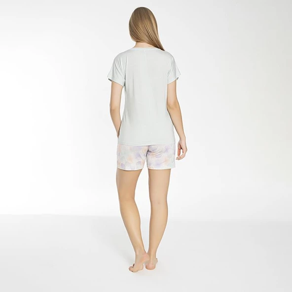 Confeo 840.436 Kadın Yazlık Yarım Kol Şortlu Pijama Takım - 6