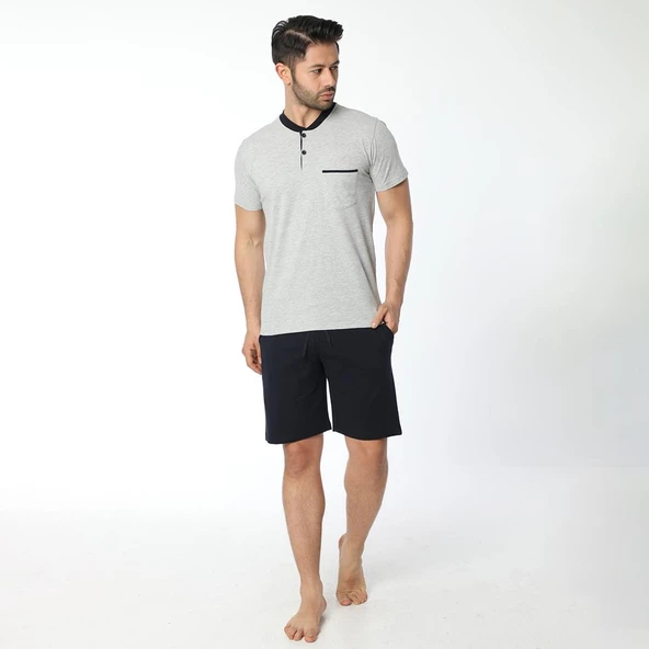Öztaş 12038 Erkek Yazlık Şort Pijama Takım