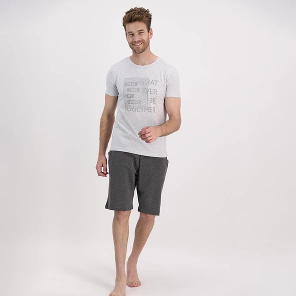 Arnetta 1381S Erkek Yazlık Bermuda Pijama Takım - 2