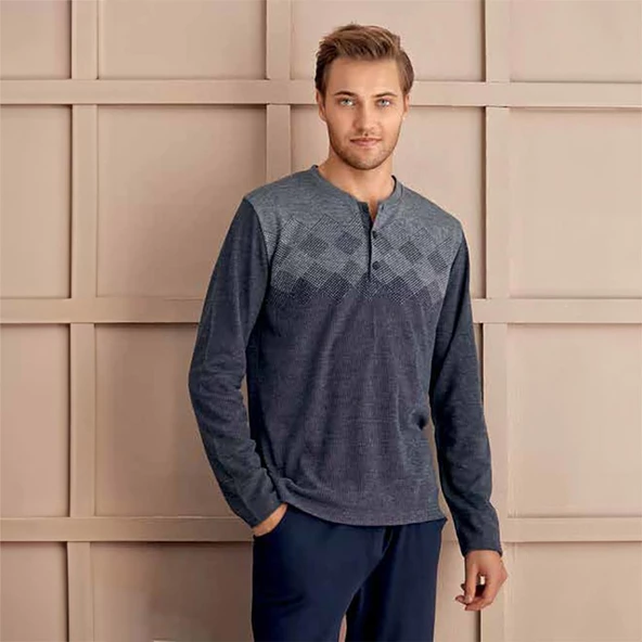 Elitepoint 1109 Erkek Kışlık Pijama Takım - 2