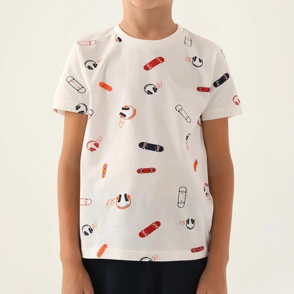 Arnetta 2984C Erkek Çocuk Bermuda Pijama Takım - 4