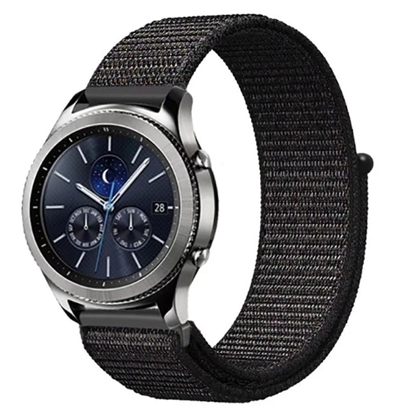 ​​Gear S2 (20mm) Uyumlu KRD-03 Hasır Kordon