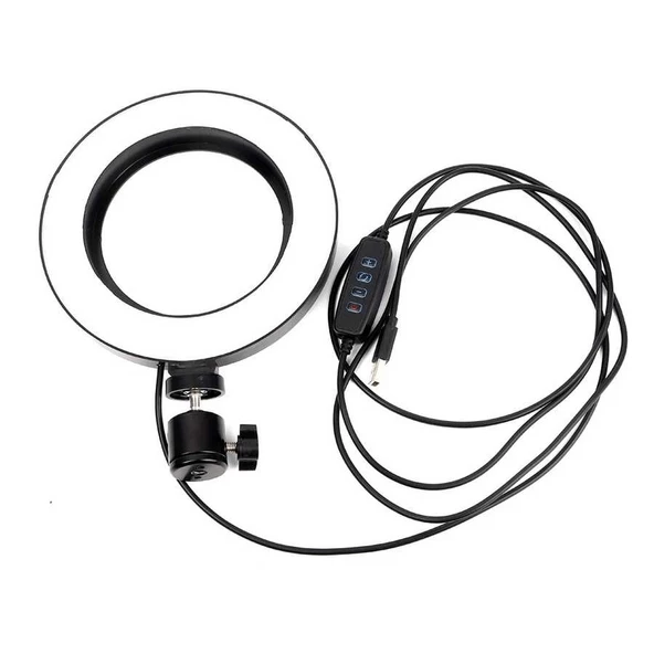 Uyumlu M-16 Işıklı Telefon Tutucu Ring Light