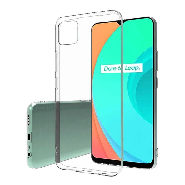 Realme C11 Uyumlu Kılıf  Süper Silikon Kapak