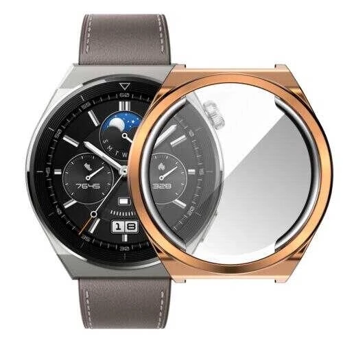 Huawei Watch GT 3 Pro 46mm Akıllı Saat Kordonu Uyumlu Watch Gard 02 Koruyucu Silikon