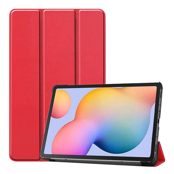 Samsung Tab S7 Plus T970 Uyumlu Smart Cover Standlı 1-1 Kılıf