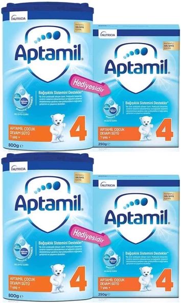 Nutrıcıa Aptamil 800GR+250GR:1050GR Devam Sütü No:4 (1 Yaş ve Üzeri) Avantaj Pk (2 Li Set) ürün görseli