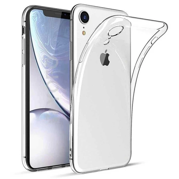 iPhone XR 6.1 Uyumlu Kılıf  Kamera Korumalı Süper Silikon Kapak