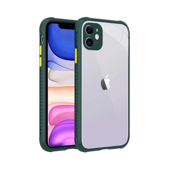 iPhone 11 Kılıf ​​Uyumlu Kaff Kapak