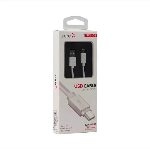 Uyumlu MCL-03 Type-C Usb Kablo