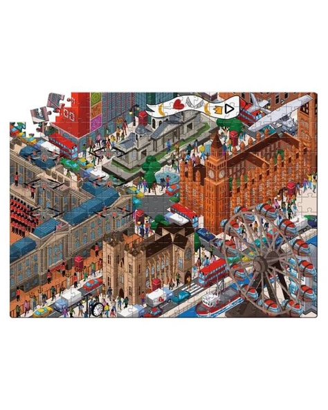 Clementoni Mixtery Puzzle Londra da Siber Saldırı 300 Parça 21717 - 2