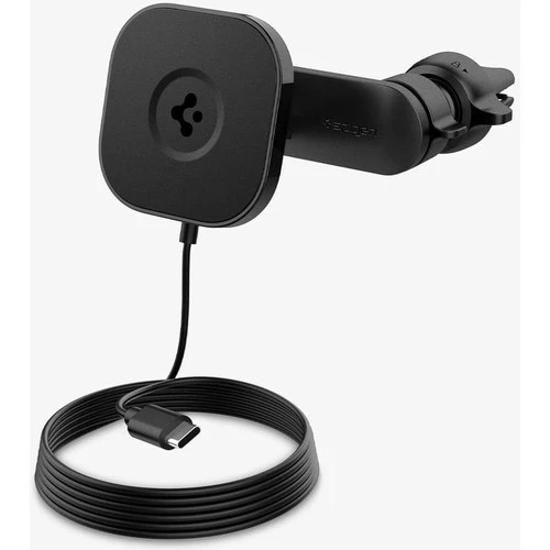 Spigen MagFit Air Vent Araç içi Telefon Tutucu + Manyetik Kablosuz Şarj Cihazı iPhone için MagSafe özellikli OneTap Pro ITS12W - ACP02615 - 8
