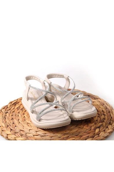 Papuçcity Sprs 02825 Kadın Günlük Taşlı Sandalet - 9