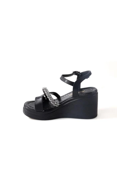 Papuçcity Sprs 02831 Dolgu Taban Kadın Sandalet - 3