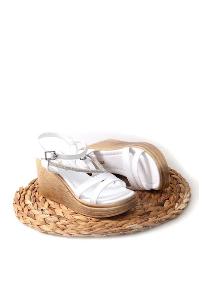 Papuçcity Sprs 02831 Dolgu Taban Kadın Sandalet - 10