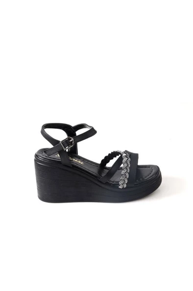 Papuçcity Sprs 02831 Dolgu Taban Kadın Sandalet - 2