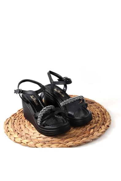 Papuçcity Sprs 02831 Dolgu Taban Kadın Sandalet - 4