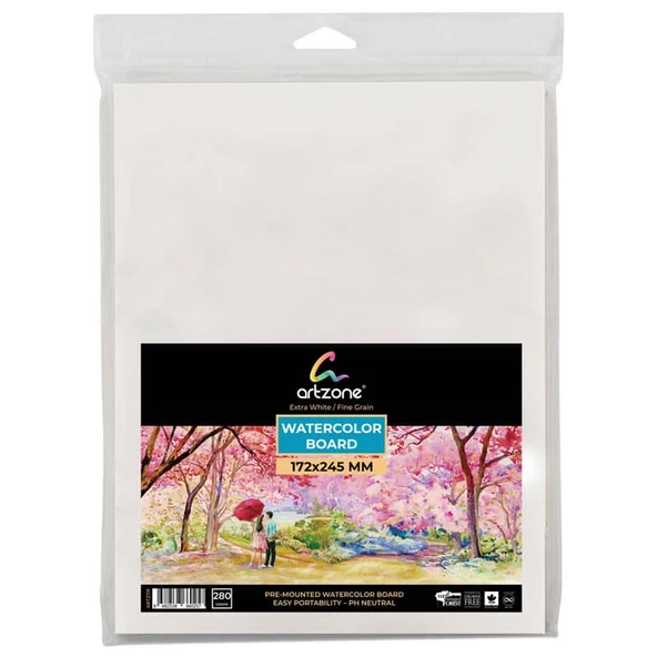 Artzone Watercolor Board 172x245 mm 280 gsm