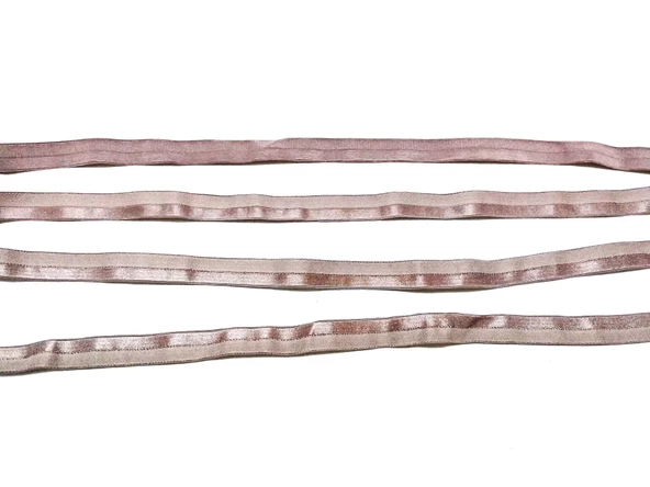 Hayal Sepeti Katlama Biye lastik - 1. KALİTE ANTRASİT RENKI PARLAK  eni 1,5cm Çamaşır Lastiği 5METRE - 5