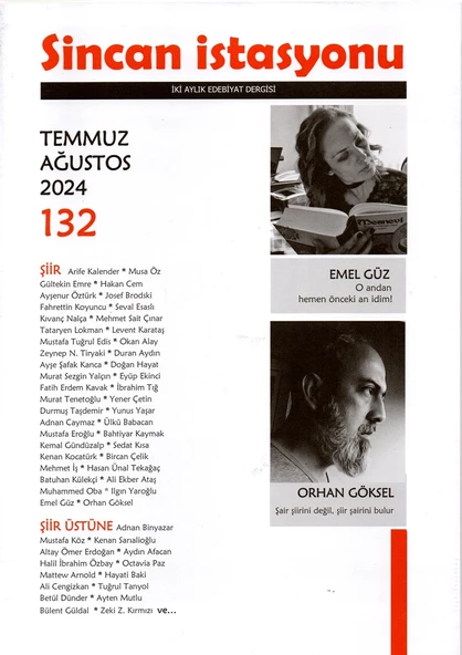 Sincan İstasyonu Dergi 132.Sayı Temmuz-Ağustos 2024 ürün görseli