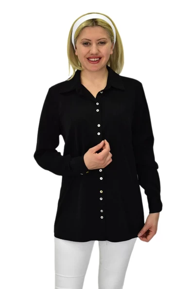 Kadın Uzun Kol Gömlek BGL-ST03719 - 2