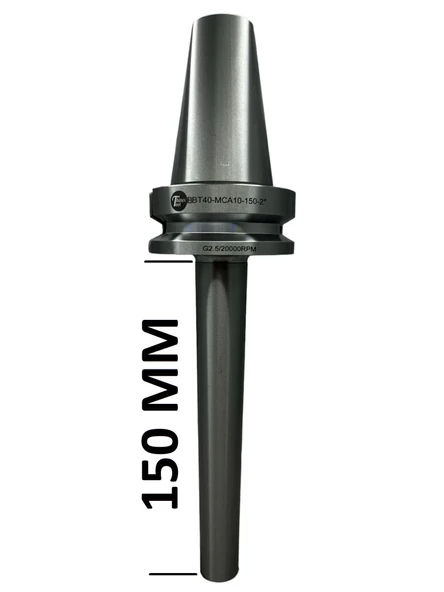 BBT40 MCA10 - 150 BOY VİDALI TUTUCU M10X150 BOY VİDALI TUTUCU 20.000 devir balans alınmıştır