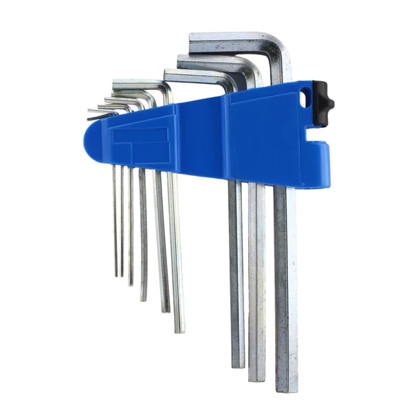Allen Alyan Krom Anahtar Uzun 9'lu Set Altıgen Vida Sıkma Sökme Metal 1.5 2 2.5 3 4 5 6 8 10 mm - 6