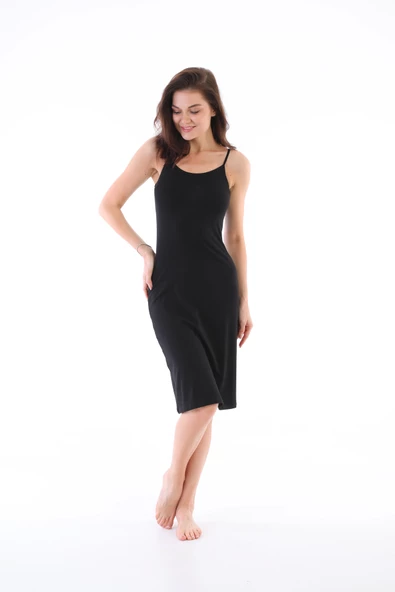 Freshness 3165  Kadın Modal Askılı Jüpon Kombinezon - 6