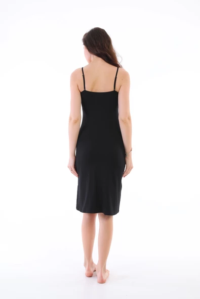 Freshness 3165  Kadın Modal Askılı Jüpon Kombinezon - 9