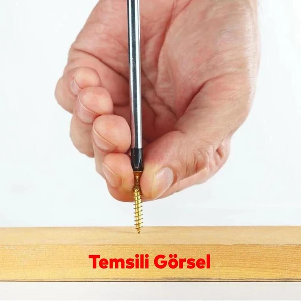 Tekli Tornavida Vida Civata Sökme Sıkma Manuel El Klasik Yıldız Uç Uçlu 4x125 - 4