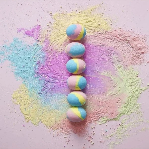 Bubble T Rainbow Tea Bath Fizzer 150 gr Banyo Topu - 3
