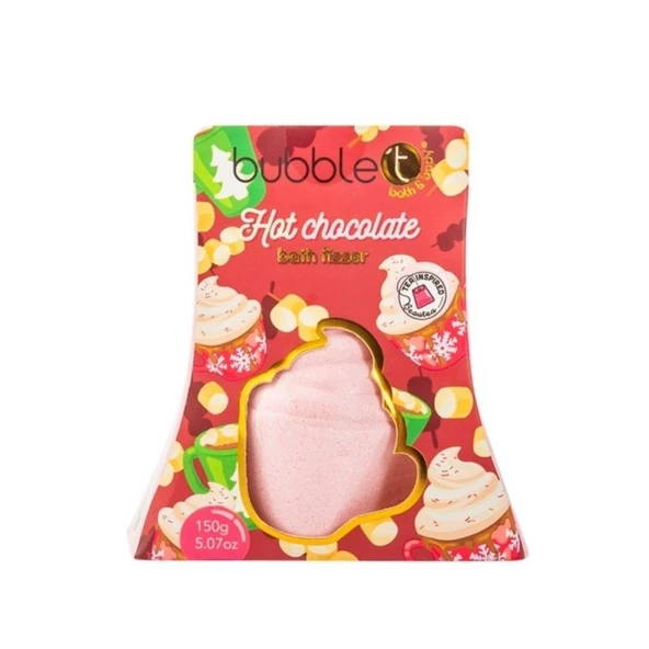 Bubble T Hot Chocolate Bath Fizzer 150 gr Banyo Topu