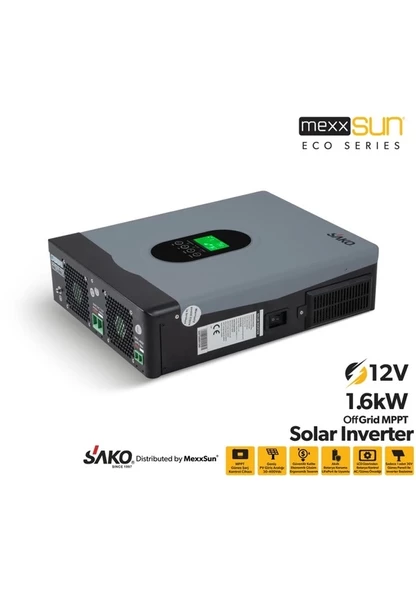 Sako E-sun 1.6 Kw 12 V Mppt Tam Sinüs Akıllı İnverter - Resim 11