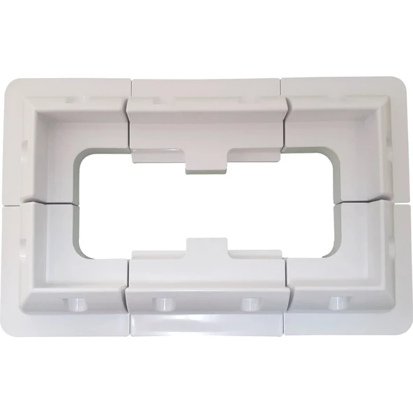 6 Parçalı Karavan Güneş Paneli Montaj Seti - Resim 3