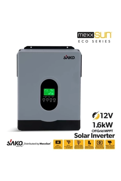 Sako E-sun 1.6 Kw 12 V Mppt Tam Sinüs Akıllı İnverter - Resim 3