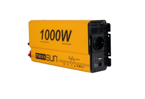 Mexxsun 12 Volt 1000 Watt Tam Sinüs İnverter - Resim 3