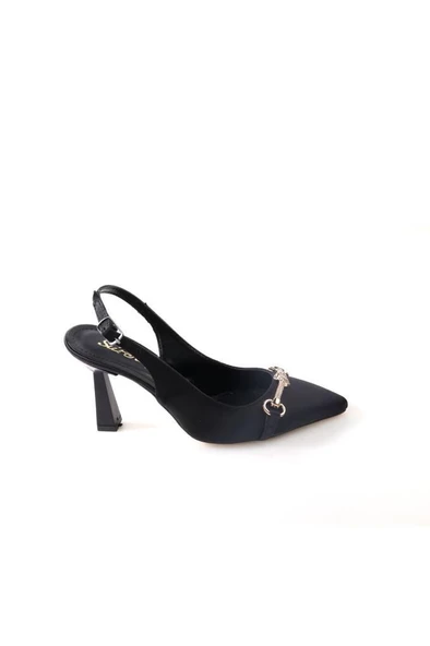 Papuçcity Sprs 02833 8,5 Cm Topuklu Kadın Arkası Açık Stiletto Ayakkabı - 2