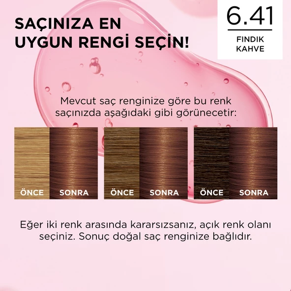 L’Oréal Paris Excellence Creme 6.41 Fındık Kahve Saç Boyası - 7
