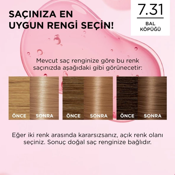 L’Oréal Paris Excellence Creme 7.31 Bal Köpüğü Saç Boyası - 7