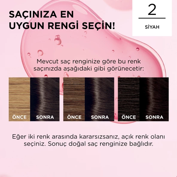 L’Oréal Paris Excellence Creme 2 Siyah Saç Boyası - 7