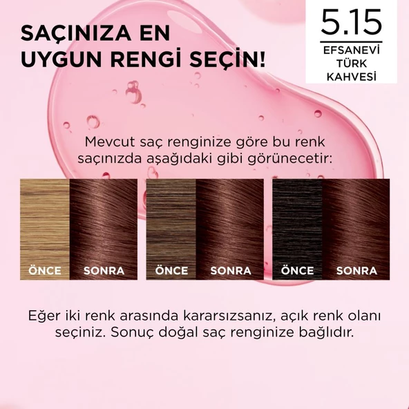 L’Oréal Paris Excellence Creme 5.15 Efsanevi Türk Kahvesi Saç Boyası - 7