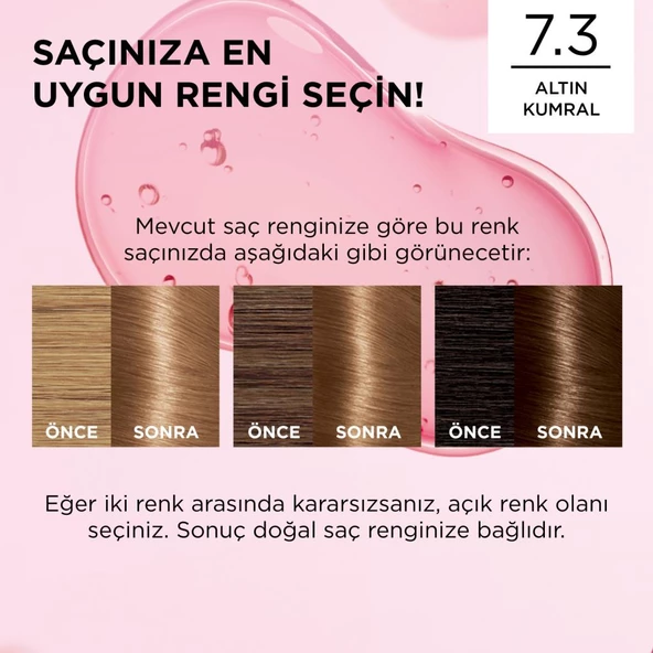 L’oréal Paris Excellence Creme 7.3 Altın Kumral Saç Boyası - 7