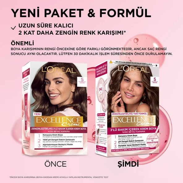 L’Oréal Paris Excellence Creme 5 Kahve Saç Boyası - 3