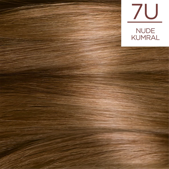 L’Oréal Paris Excellence Creme Nude Renkler Saç Boyası – 7U Nude Kumral - 2