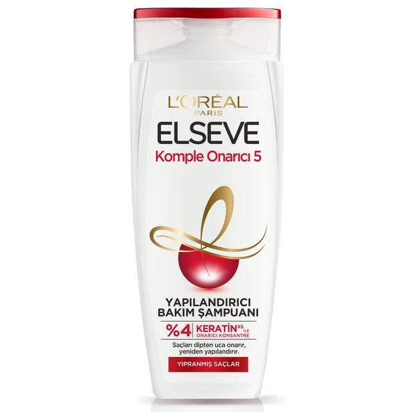 L'Oréal Paris Elseve Komple Onarıcı 5 Yapılandırıcı Bakım Şampuanı 360 ml - 2